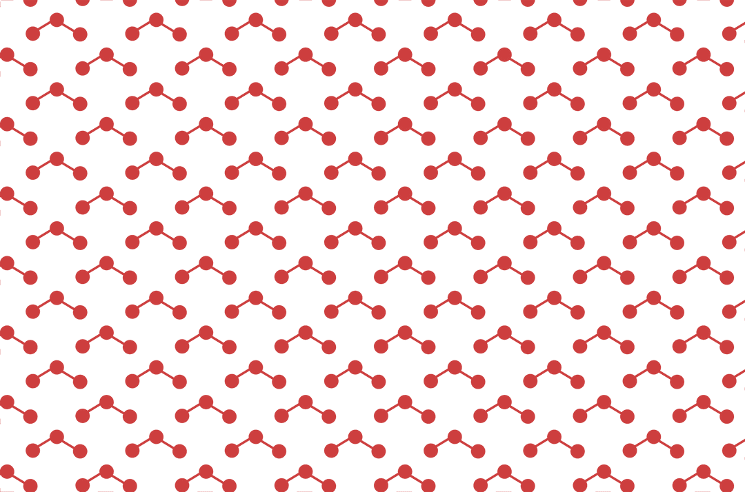 Red Geometric Abstract Shapes on Transparent Background