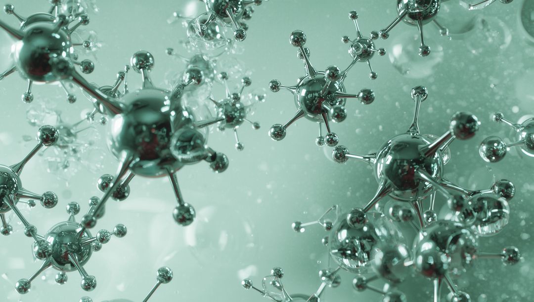 High-tech Metallic Molecule Clusters in Digital Visualization