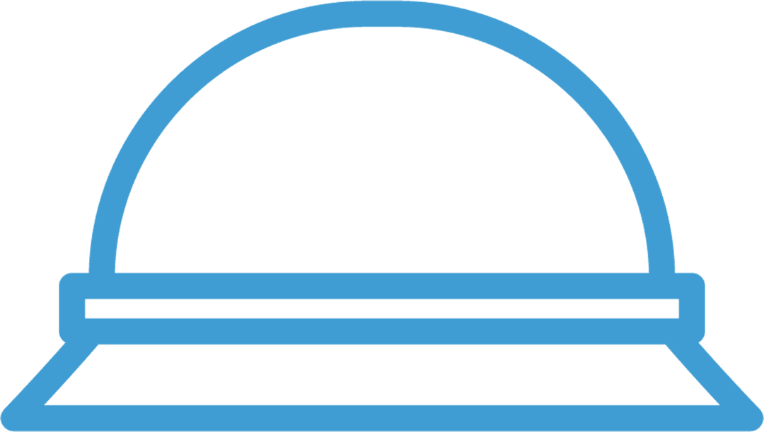 Transparent Blue Cap Illustration with Copy Space