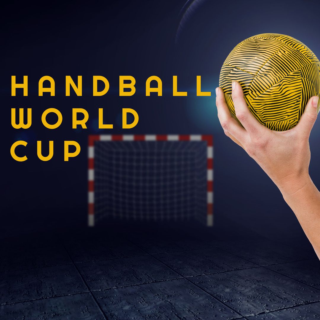 Exciting Handball World Cup Event Promotion Background
