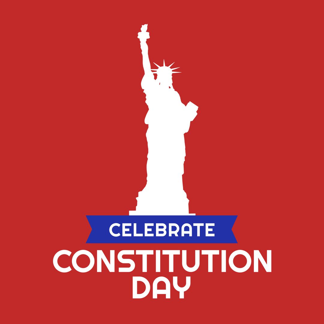 Celebrate Constitution Day with Patriotic Statue of Liberty Silhouette