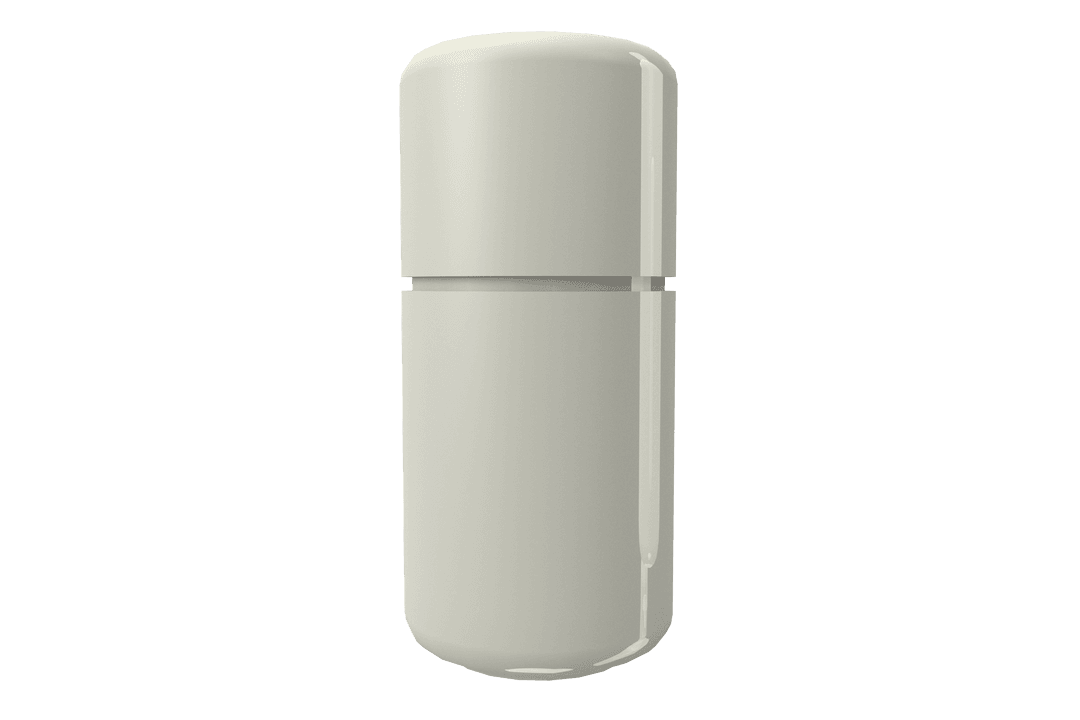 White Pill Capsule Illustration on Transparent Background