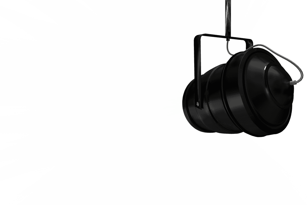 Transparent Stage Light Setup Illuminating Space