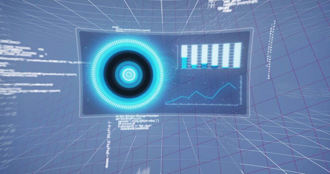 Digital Scope Scanning with Data Processing Overlay Background