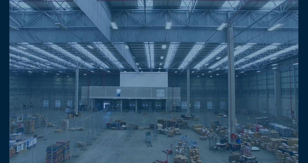 Vast Warehouse Space with Mezzanine Office Layout