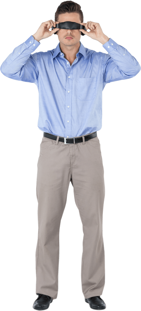 Transparent Man Experiencing Virtual Reality Simulation - Download Free Stock Images Pikwizard.com