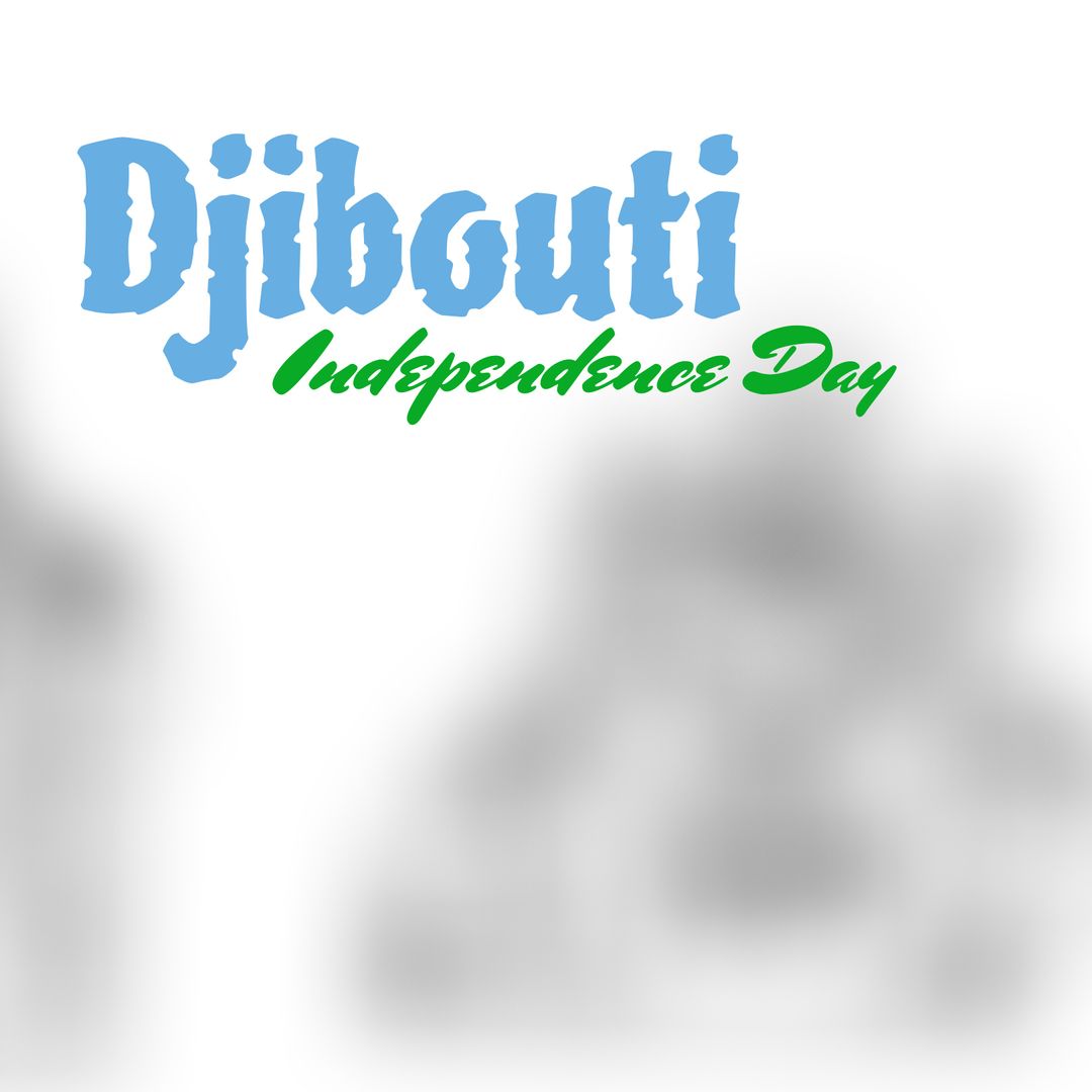 Djibouti Independence Day Celebration Background Design