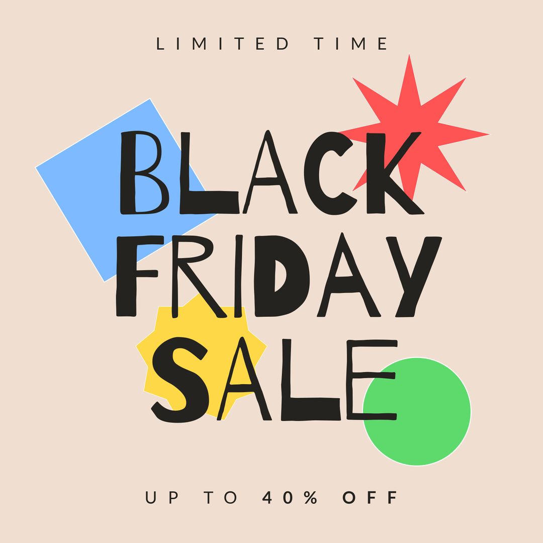 Colorful Black Friday Sale Banner Design