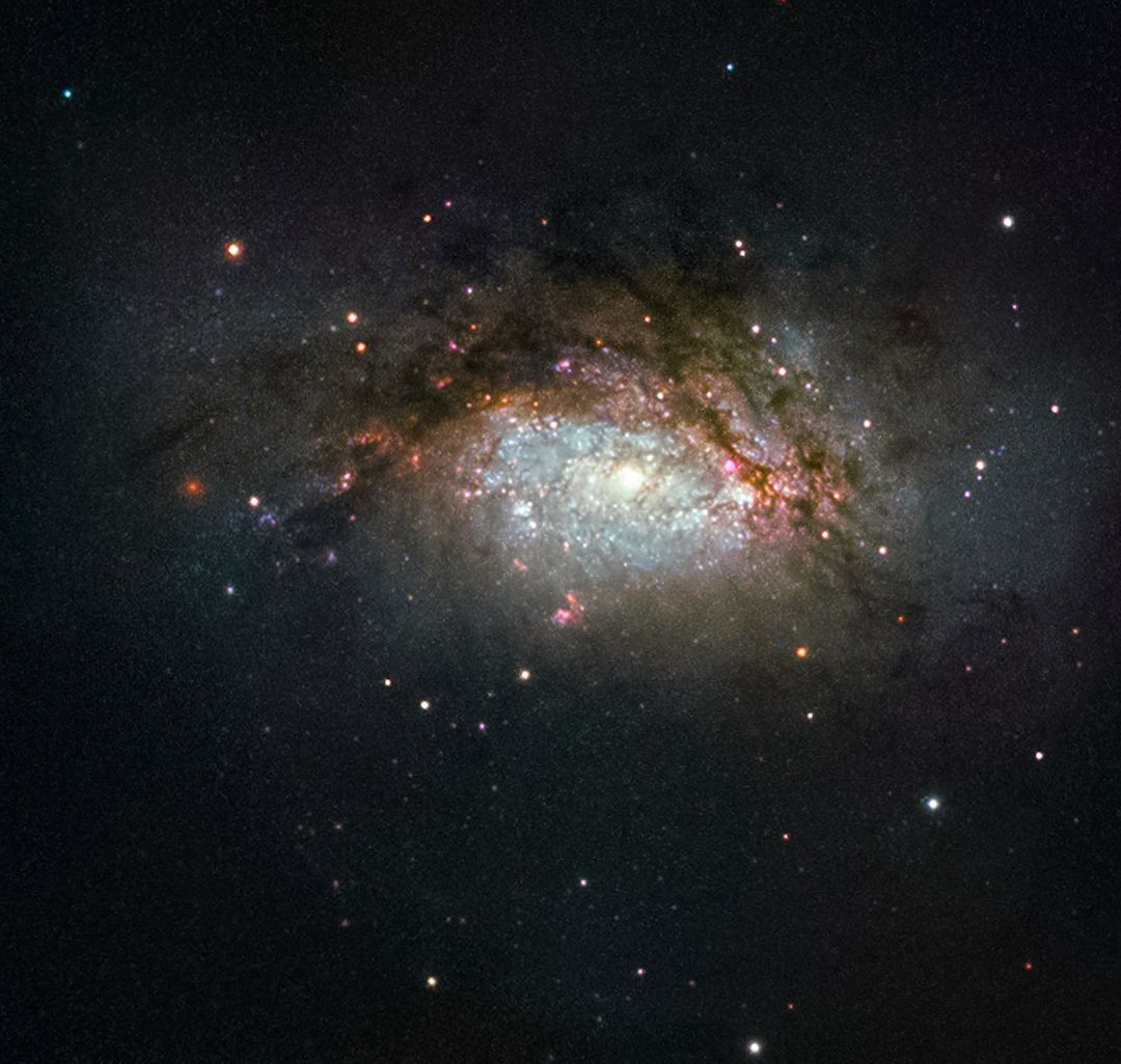 Hubble Views a Galactic Mega-merger - Free Images, Stock Photos and Pictures on Pikwizard.com