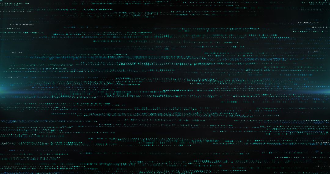 Dynamic Digital Matrix of Rapid Green Light Patterns