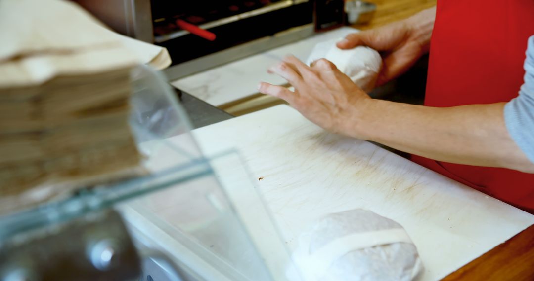 Chef Wrapping Burritos in Professional Kitchen - Free Images, Stock Photos and Pictures on Pikwizard.com