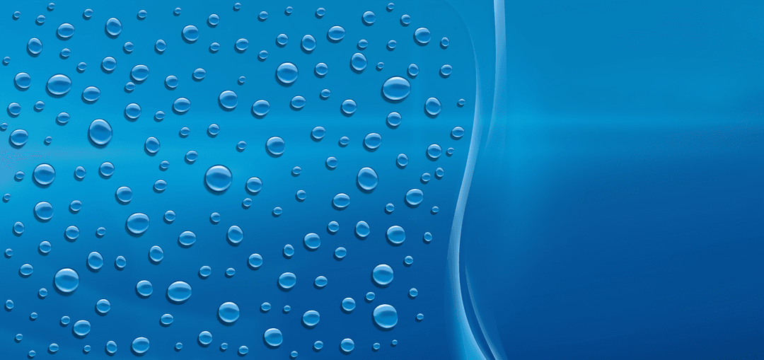 Water Drops on Transparent Glass Surfaces with Light Reflections