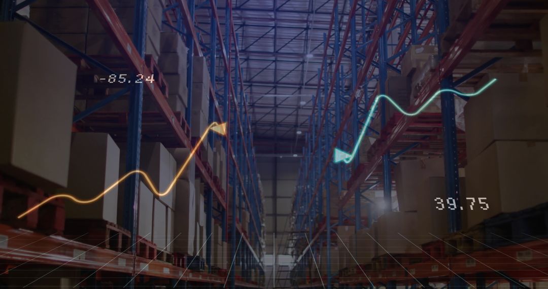 Digital Finance Overlay in Busy Warehouse Environment