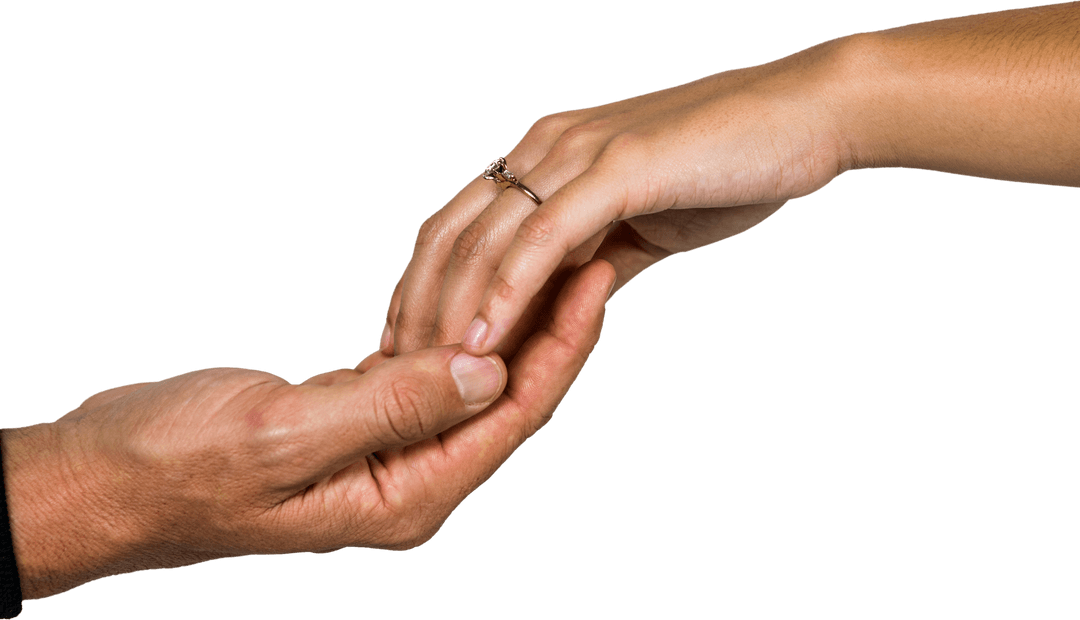 Holding Hands Couple Transparent Background