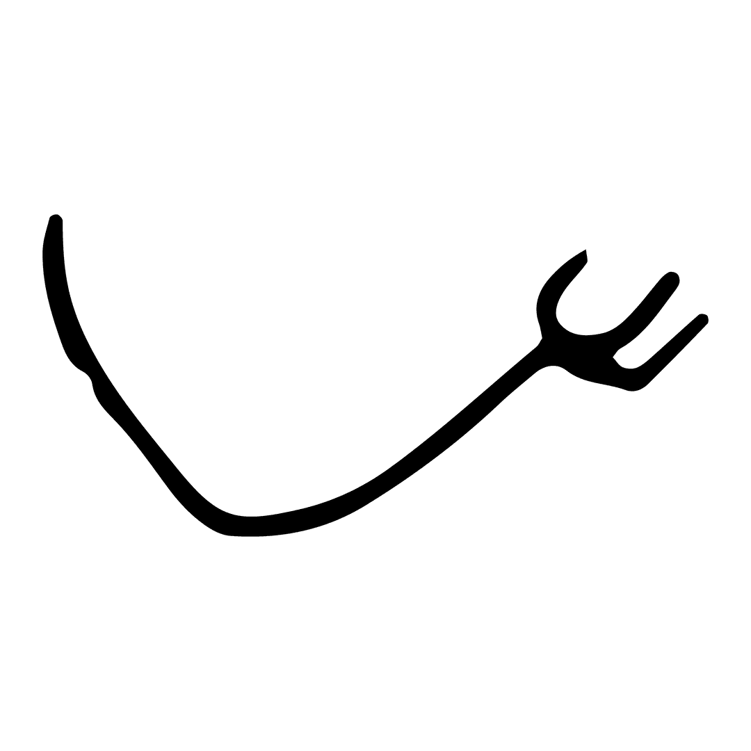 Digital Transparent Illustration of Arm Symbol Isolated