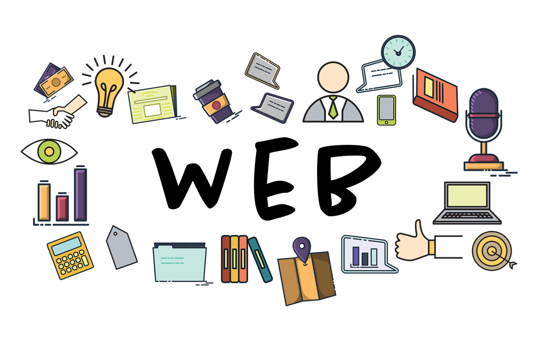 Innovative Digital Icons in Circular Pattern on Transparent Background - Download Free Stock Images Pikwizard.com