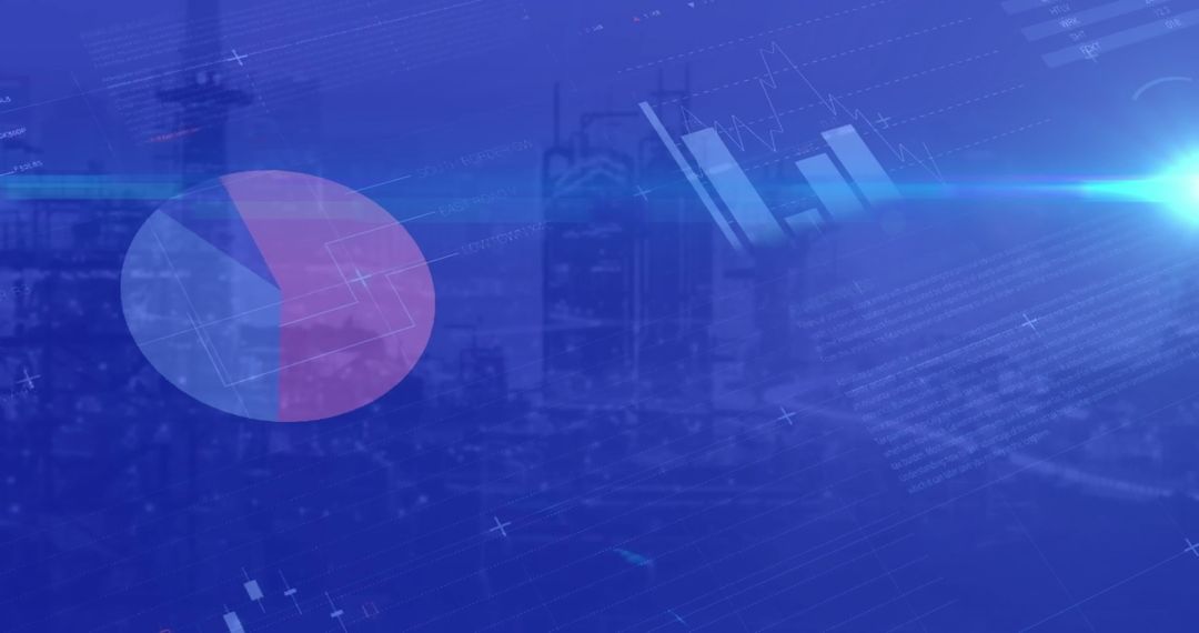 Global Financial Data and Technology Visualization on Cityscape