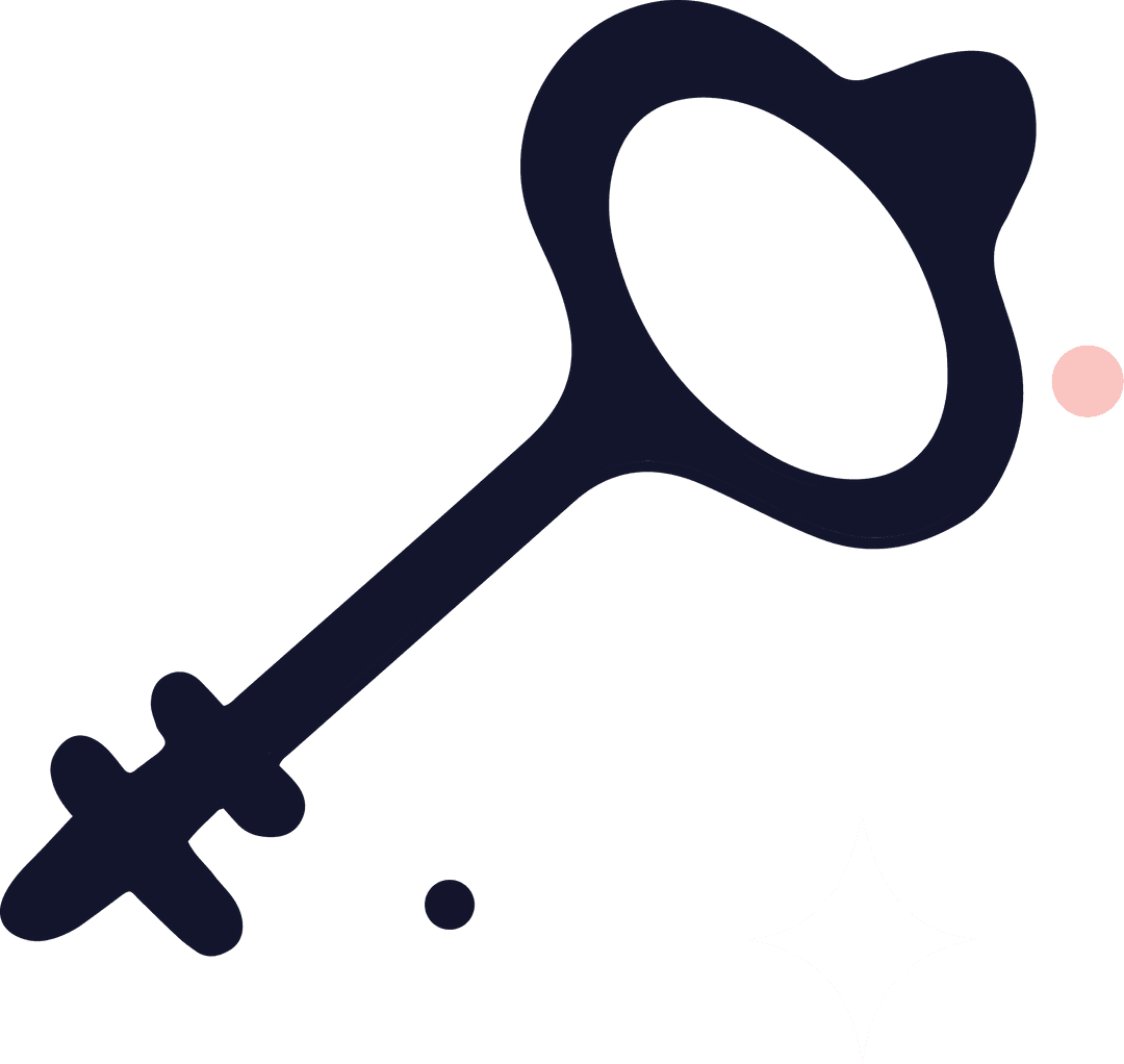 Whimsical Bubble Wand Design on Transparent Background