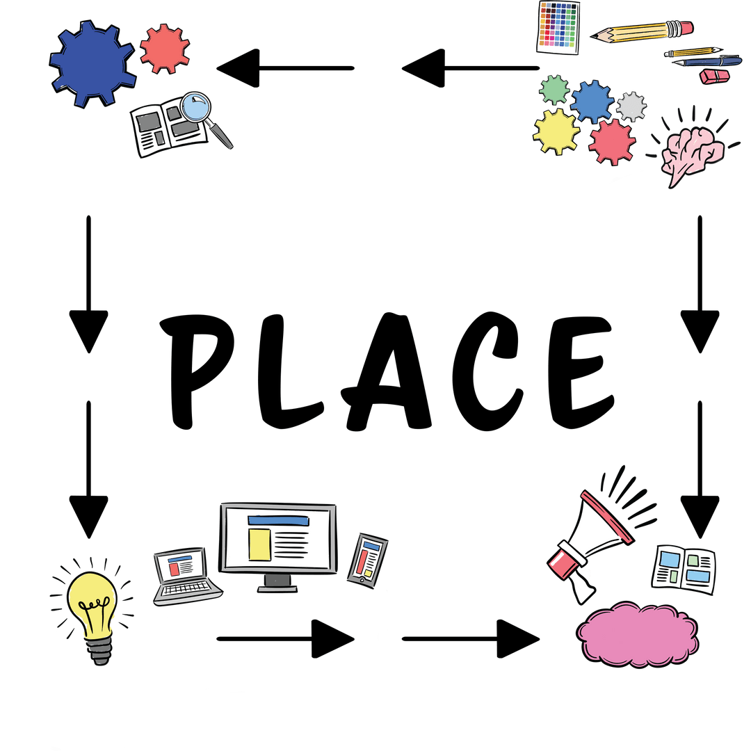 Digital Business Icons and Space for Text on Transparent Backdrop - Download Free Stock Images Pikwizard.com