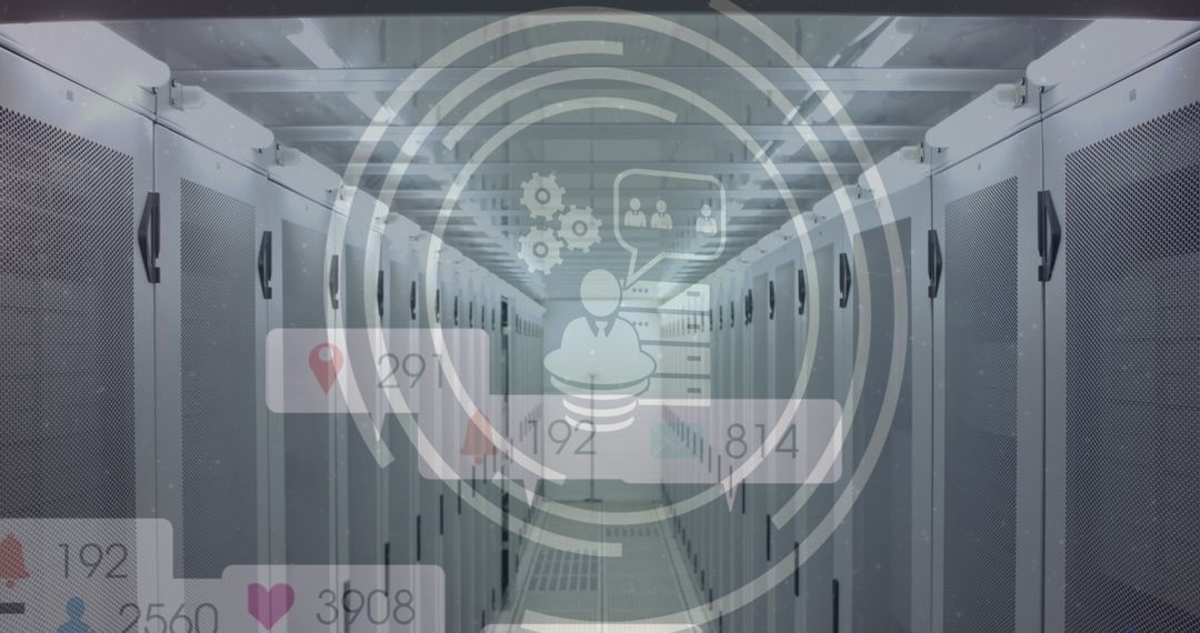 Social Media Icons in Modern Data Server Environment