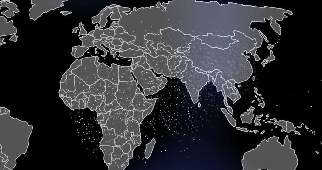 Digital DNA Data Processing Over Global Map