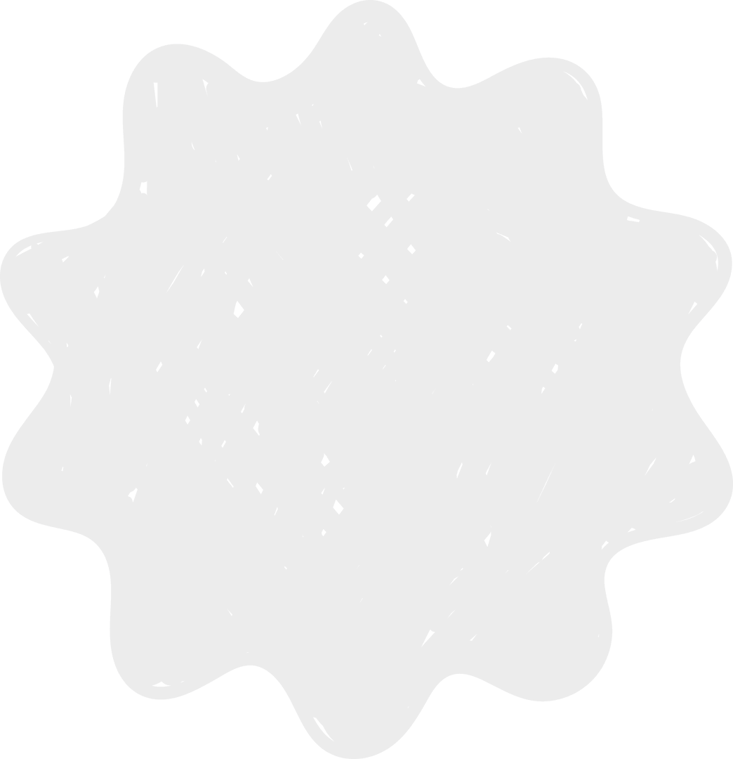 Large Star Design with Copy Space on Transparent Background