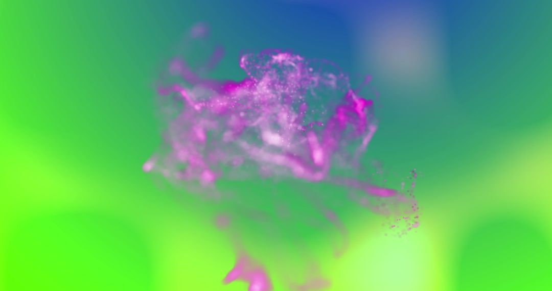 Digital Abstract Energy with Vibrant Glowing Particles