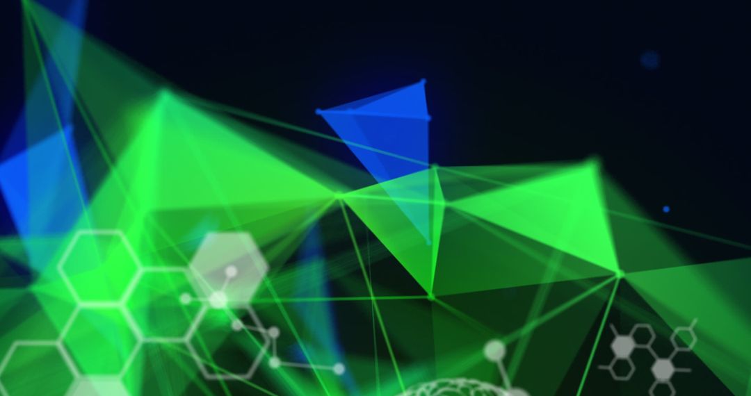 Abstract Digital Brain with Network Connections