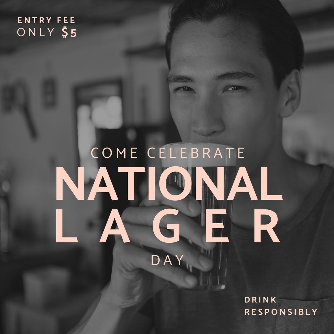 National Lager Day Celebration Invitation