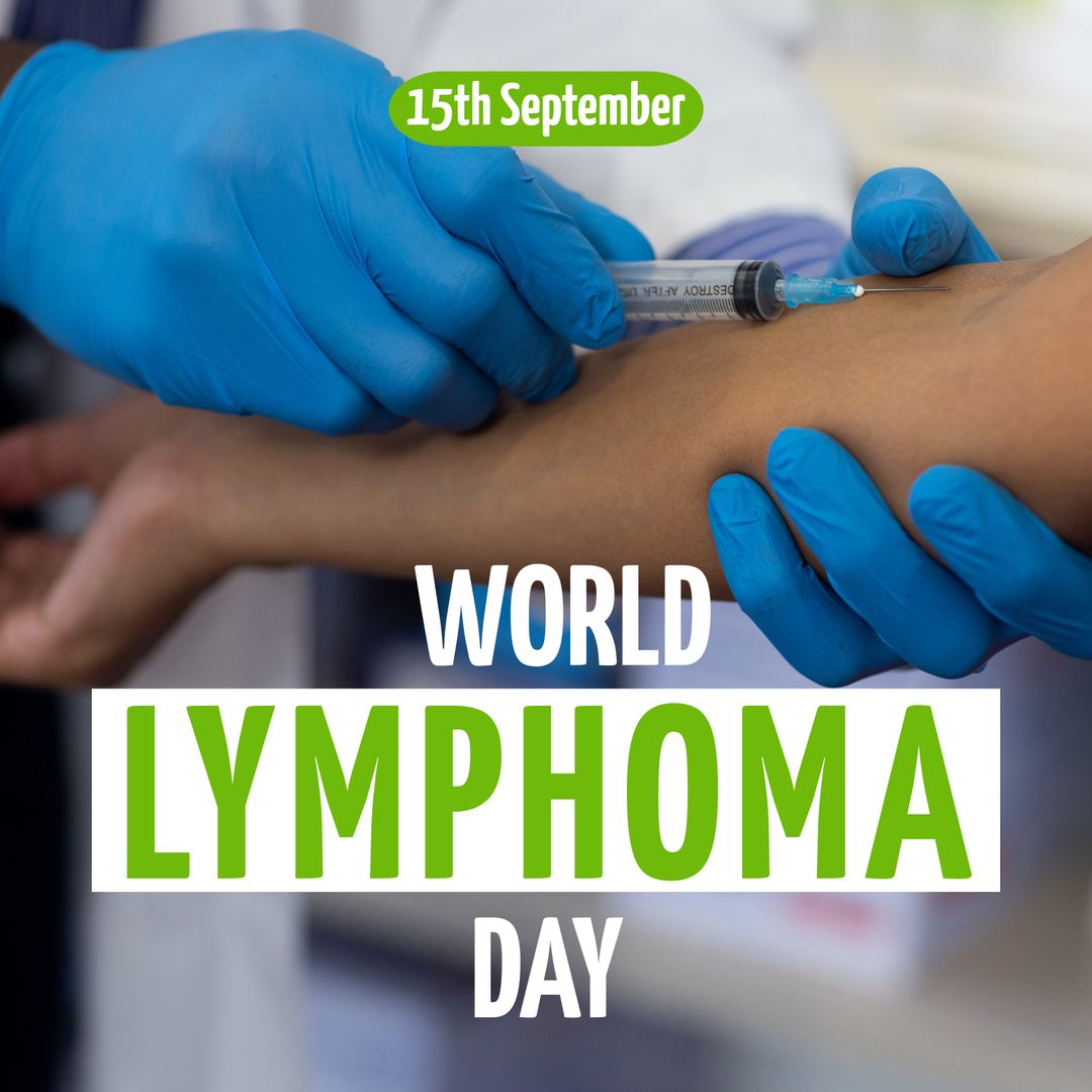 World Lymphoma Day Healthcare Awareness Injection