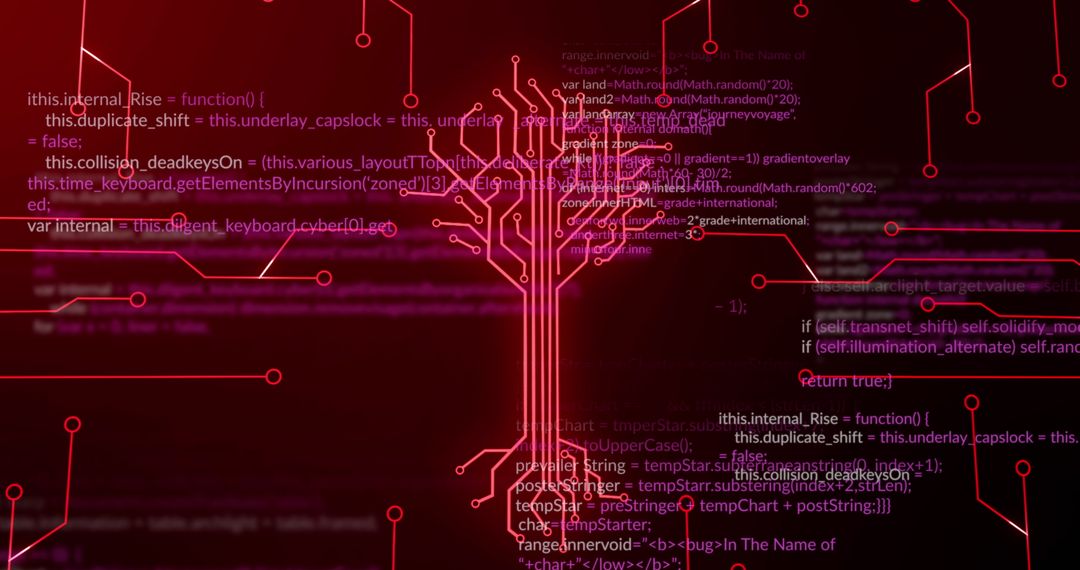 futuristic circuit tree with complex code backdrop - Free Images, Stock Photos and Pictures on Pikwizard.com
