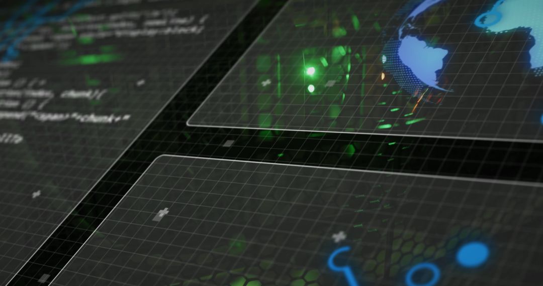 Global Data Processing Systems Highlighting World Connectivity