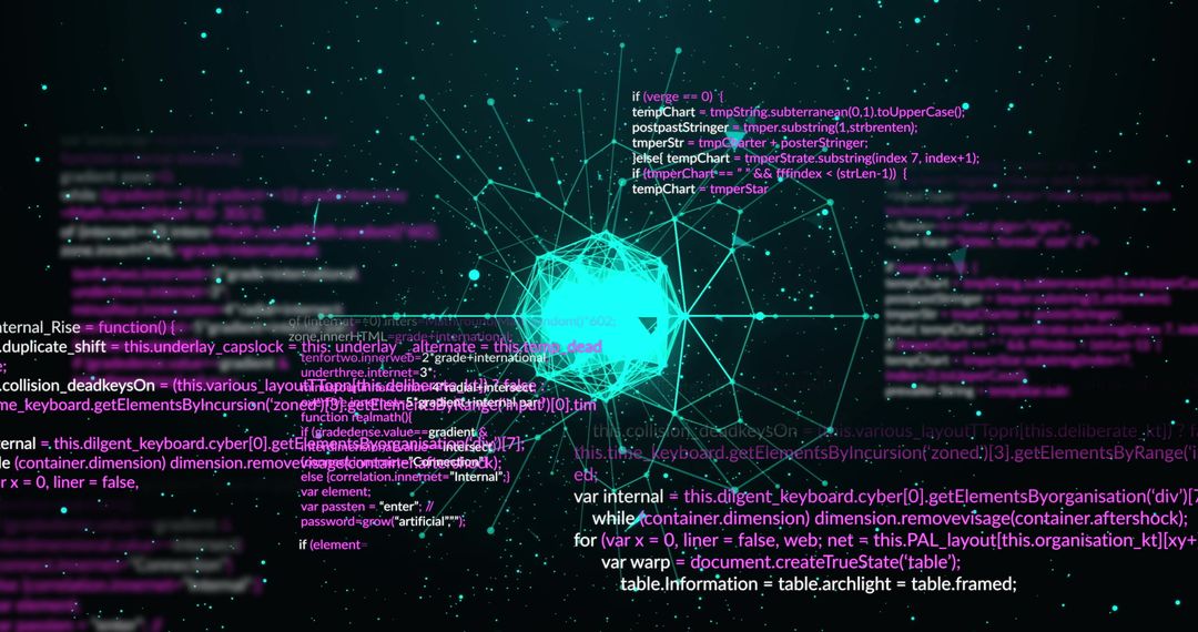 Futuristic Data Processing with Digital Globe and Interface Elements