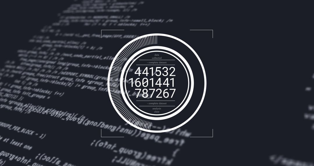 Futuristic Data Processing Interface with Binary Statistics - Free Images, Stock Photos and Pictures on Pikwizard.com