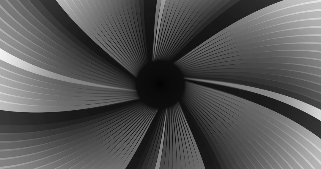 Abstract Grey Spiral Stripes Creating Optical Illusion