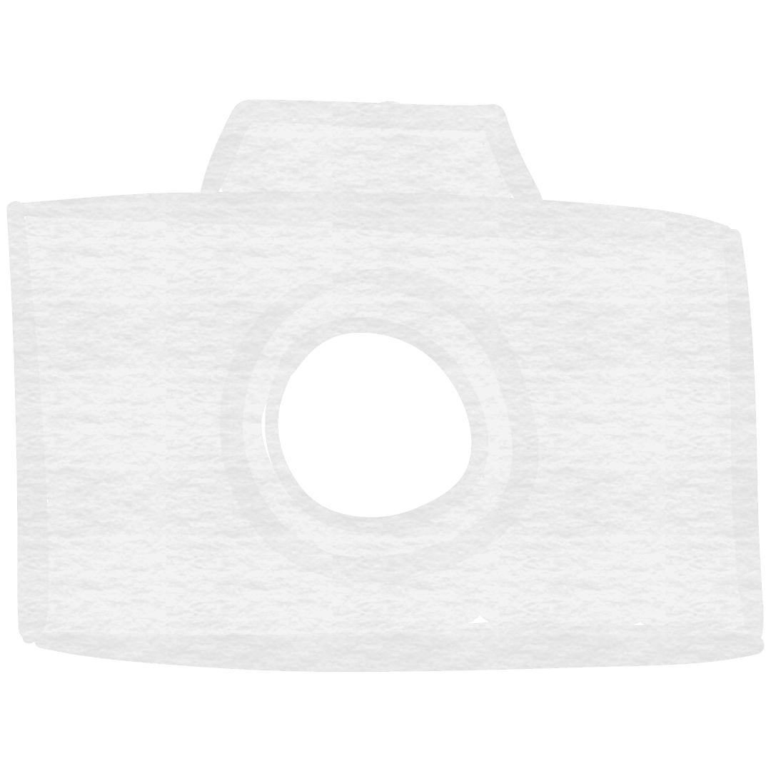 White Paper Camera Illustration on Transparent Background