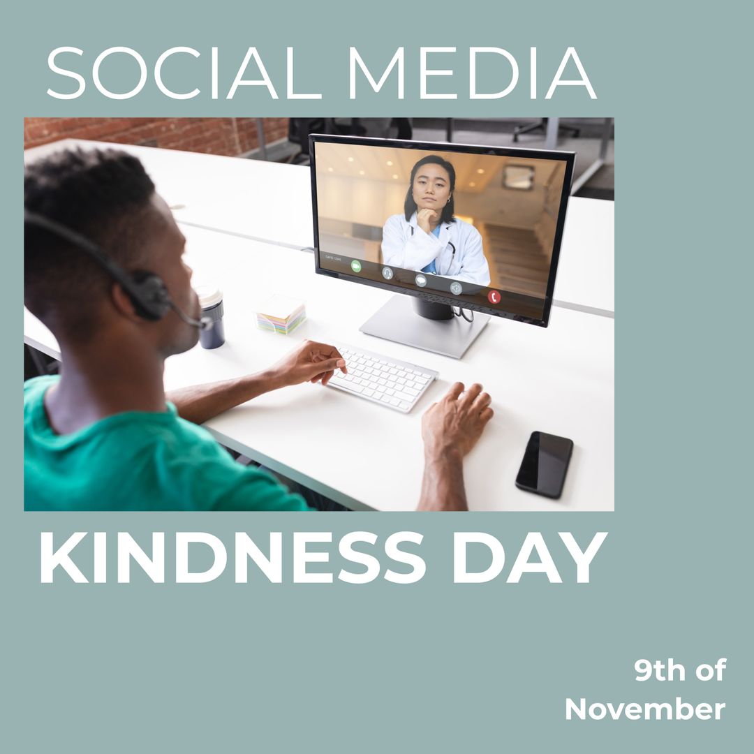 Celebrating Social Media Kindness Day with Virtual Meeting Communication