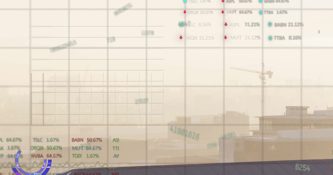 Financial Data Analyzing with Cityscape Overlay