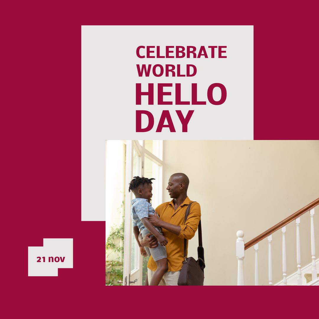 World Hello Day Celebration: Father and Son Union