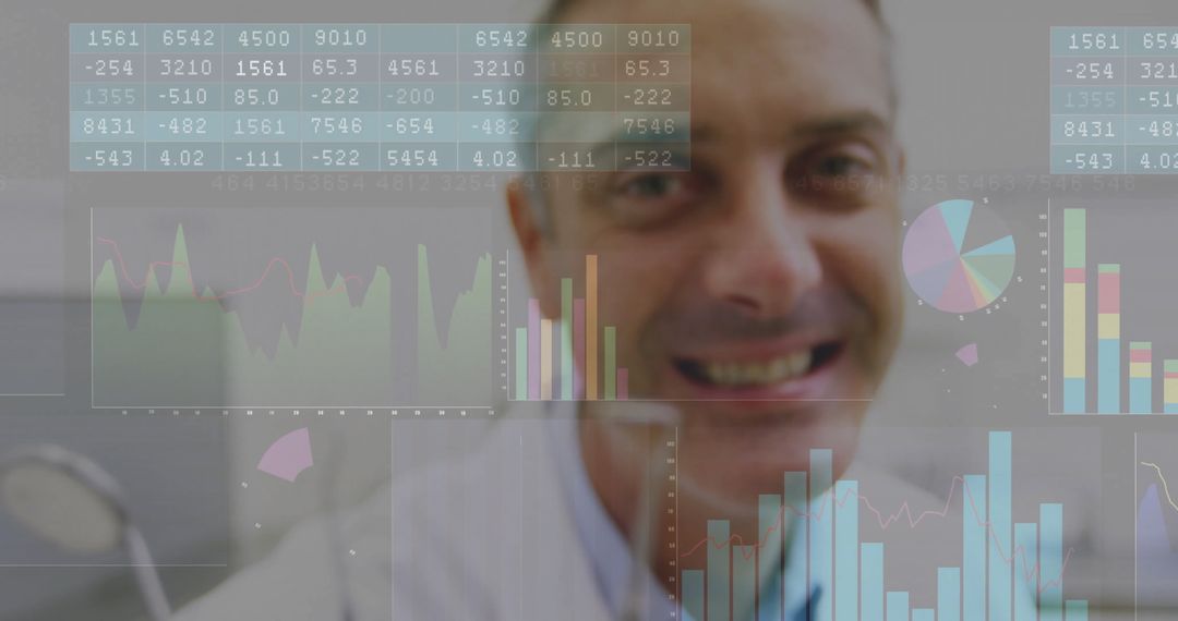 Male Doctor Integrating Technology with Healthcare Data Analysis