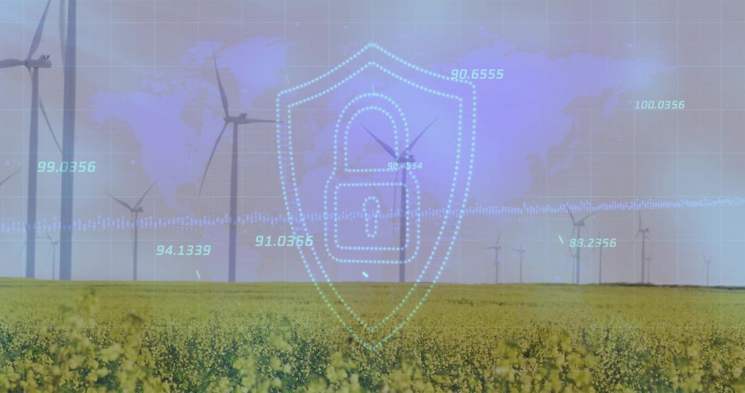 Digital Security Overlay on Renewable Energy Wind Farm