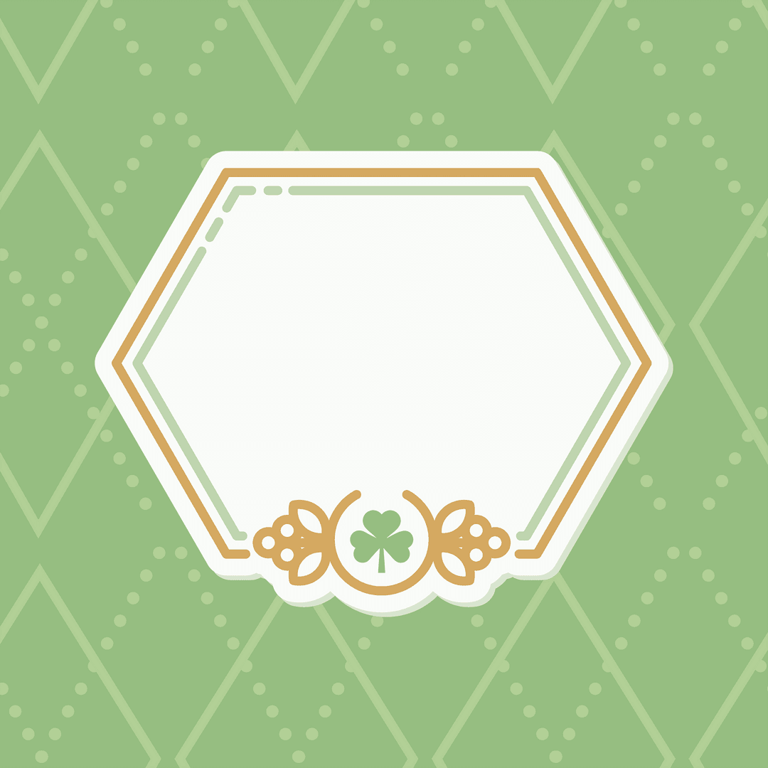 Decorative Hexagonal Badge on Transparent Background - Download Free Stock Images Pikwizard.com