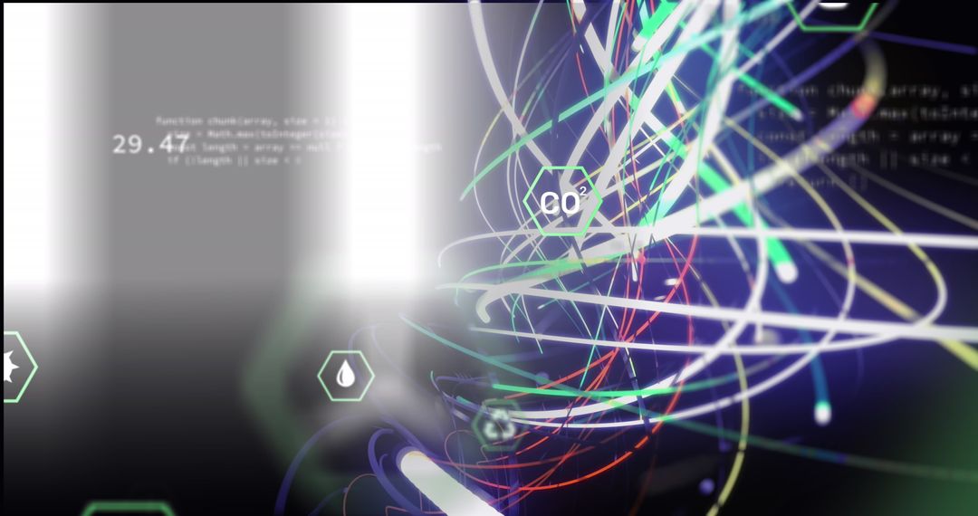 Futuristic coding and technology abstract background