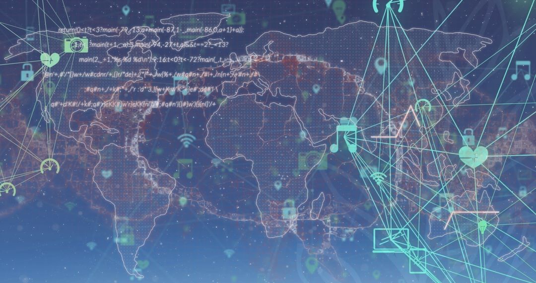 Global Network Connections and Data Processing Concepts - Free Images, Stock Photos and Pictures on Pikwizard.com