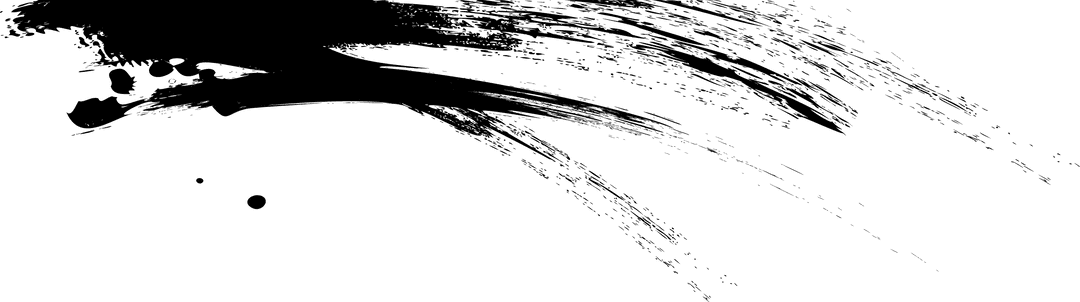 Abstract Brushstroke Vector on Transparent Background