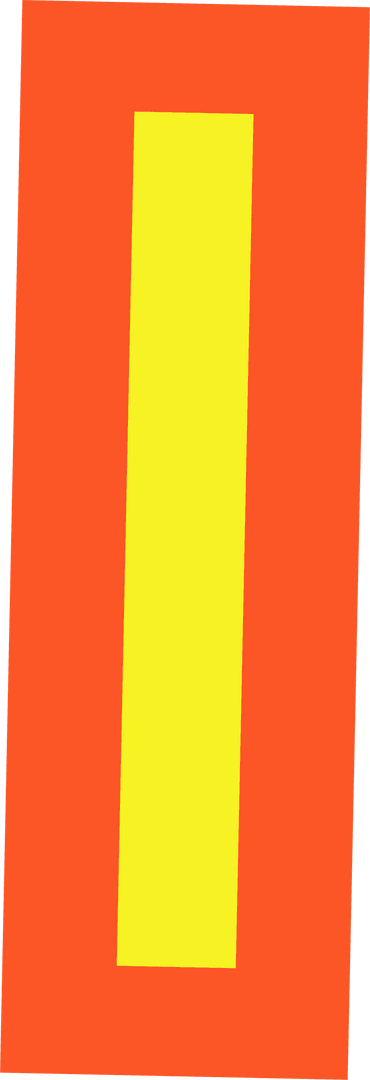 Transparent Modern Geometric Art with Orange-Red and Yellow Rectangles