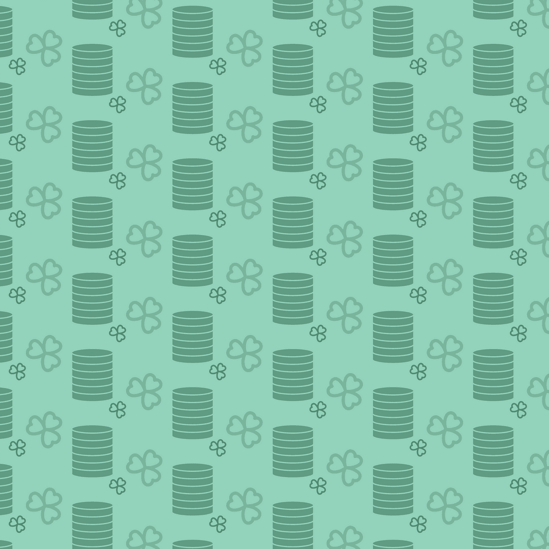 green transparent pattern with stacks and clovers vector - Download Free Stock Images Pikwizard.com