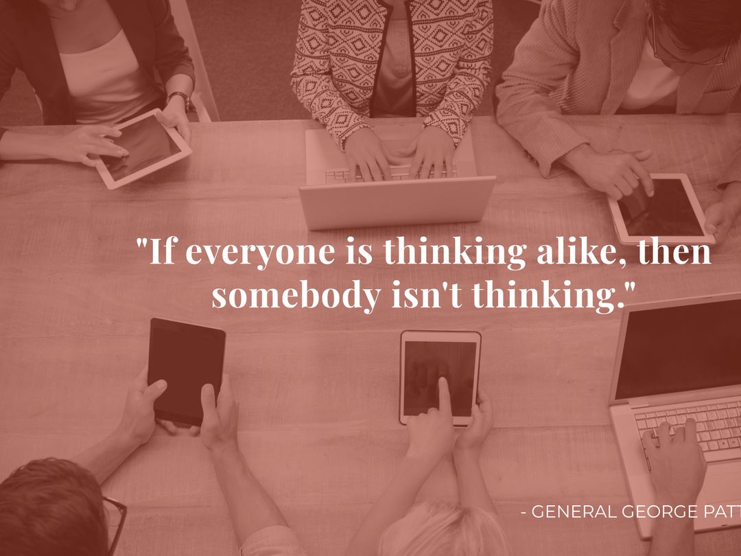 Teamwork Innovation Meeting with Technology in Office