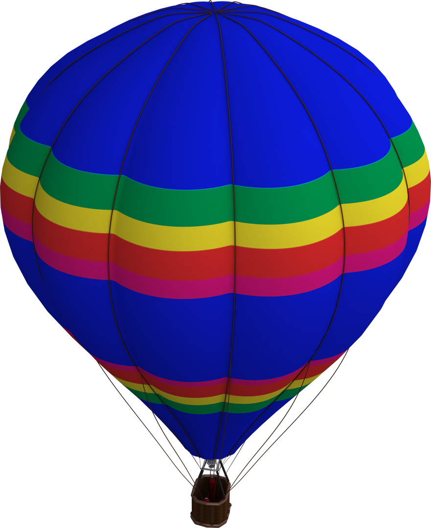 Colorful Hot Air Balloon On Transparent Background Digital Illustration - Download Free Stock Images Pikwizard.com