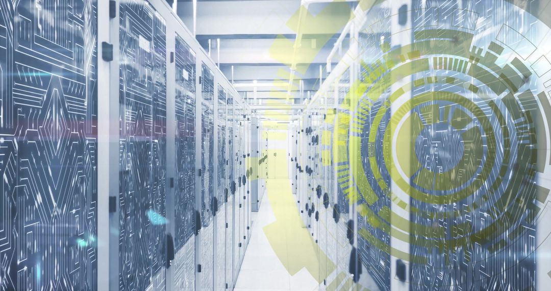 Futuristic Data Center Technology with Virtual Interfaces